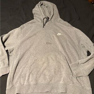 Nike Men's Heather Gray Hoodie